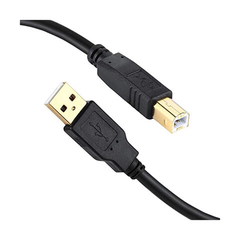 USB 2.0 A-auf-B-Kabel mit vergoldeten Anschlüssen für High-Speed-Drucker-Datenübertragung