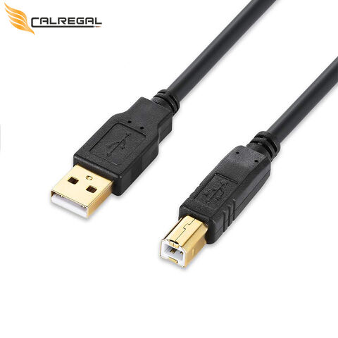 USB 2.0 A-auf-B-Kabel mit vergoldeten Anschlüssen für High-Speed-Drucker-Datenübertragung