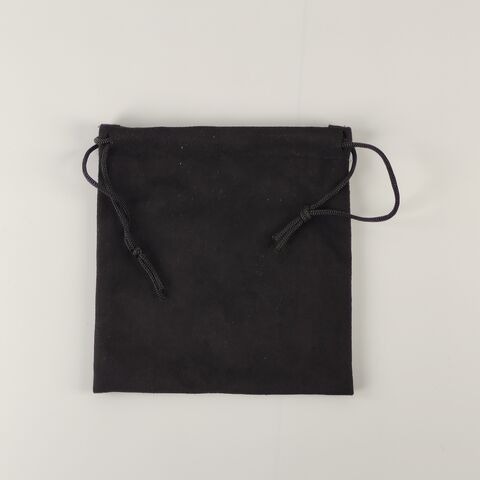 Sac à Cordon de Serrage de Poche Personnalisé, Sac Cadeau en Velours pour Bijoux, Chiffon en Microfibre Noir Cygne pour Sèche-Cheveux et Rangement de Stylos
