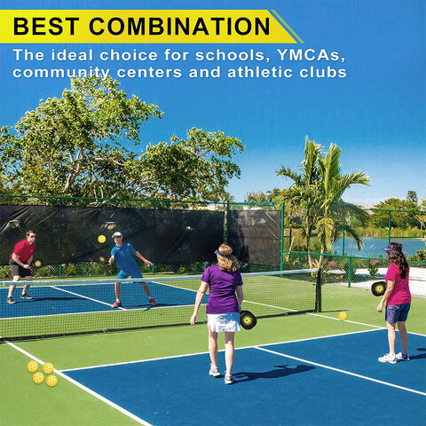 Raquete de Pickleball com Núcleo em Favo de Mel de 16mm de Espessura, Durável e Leve para Esportes de Adultos