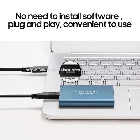 Nuevo Disco Duro SSD de Alta Velocidad y Bajo Costo USB3.0 Tipo-C 500GB 1TB 2TB 8TB 64TB Disco de Memoria Almacenamiento Móvil para Computadoras, Gran Venta