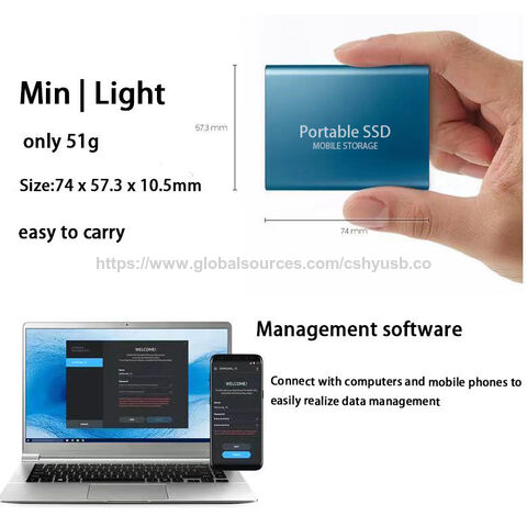 Nuevo Disco Duro SSD de Alta Velocidad y Bajo Costo USB3.0 Tipo-C 500GB 1TB 2TB 8TB 64TB Disco de Memoria Almacenamiento Móvil para Computadoras, Gran Venta