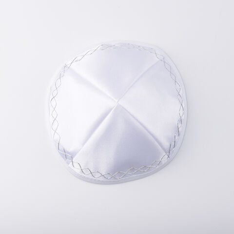 Kippah al por mayor portátil judía sombrero nacional israelí Kippah adulto sombrero redondo pequeño con bordado delicado y suave