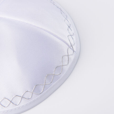 Kippah al por mayor portátil judía sombrero nacional israelí Kippah adulto sombrero redondo pequeño con bordado delicado y suave