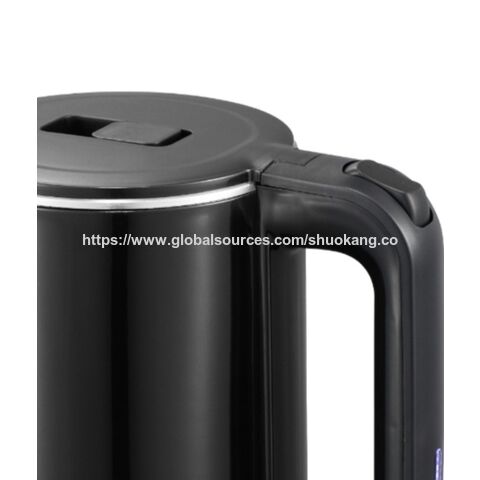 Bouilloire Électrique Sans Fil en Acier Inoxydable avec Protection Mécanique et Parois Froides au Toucher, Prix Compétitif pour Usage Domestique et Hôtelier
