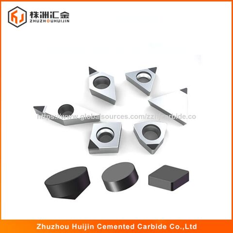 DCGT Vente chaude plaquettes PCD en carbure, fabricant source, plaquettes PCD de précision, lame en carbure de tungstène, outils de coupe, support personnalisé