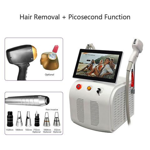 Tattooentfernung Maschinen Desktop Sopran Schönheitsinstrument Photorejuvenation Instrument Augenbrauenwäsche und Tattooentfernung