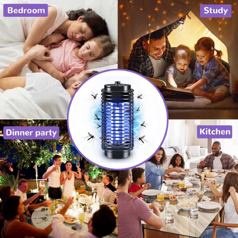 Repelente Elétrico de Mosquitos CE ROHS Material ABS Lâmpada LED Mata-Moscas Mais Recente - Mata-Mosquitos Elétrico