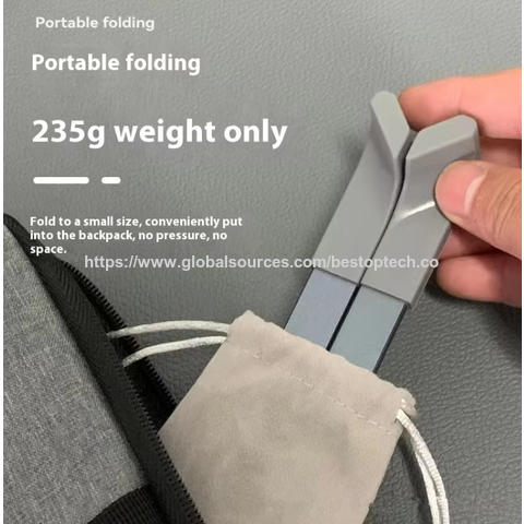 Suporte Portátil de Alumínio em Forma de X para Notebook 2026: 7 Ângulos de Inclinação e Altura Ajustável