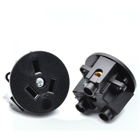 AU PDU Australische Steckdose 16A 250V 3-polig Runde Form Panelmontage Stecker Adapter PDU-Steckdose
