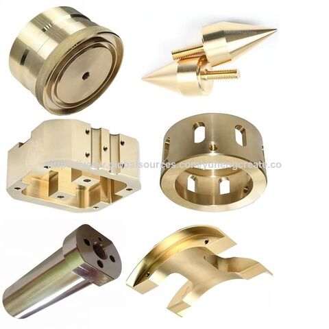 Servicios de Fabricación CNC de Precisión OEM Personalizados de Bronce, Cobre y Latón para Componentes Mecánicos