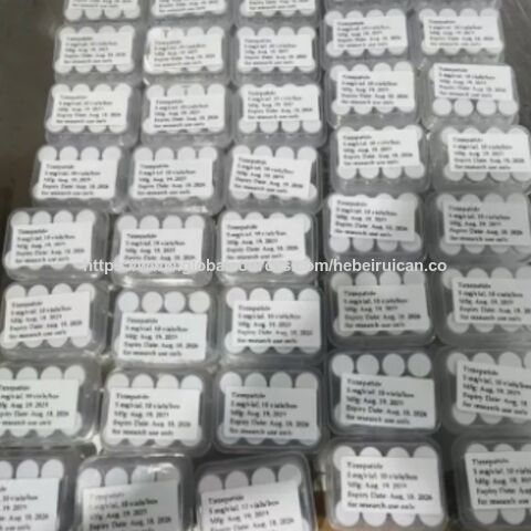 Péptidos de alta calidad para investigación: péptido liofilizado en polvo, viales de péptidos de 5mg, 10mg, 15mg, 20mg, 30mg, 50mg y 60mg para la venta al por mayor.