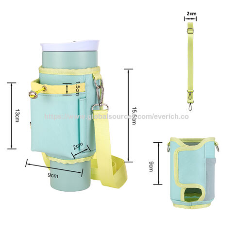 Funda Portavasos Cruzada Infantil con Correa Ajustable para Cajas de Jugo y Vasos de 40oz - Accesorio Infantil