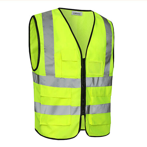 Chaleco de seguridad reflectante para trabajo con luz nocturna