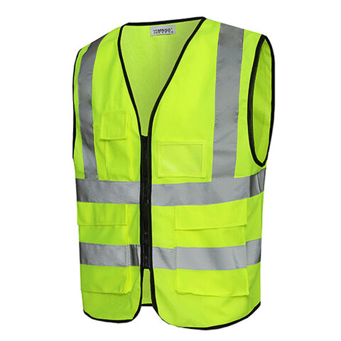 Chaleco de seguridad reflectante para trabajo con luz nocturna