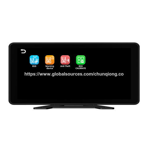 10,36 Zoll 4CH Full HD 1080P AHD Loop Videorecorder Auto Touchscreen 4 Kanal MP5 Mobile DVR Black Box für Fahrzeug LKW RV