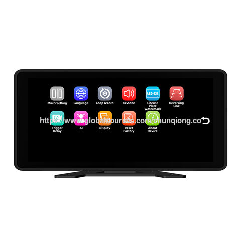 10,36 Zoll 4CH Full HD 1080P AHD Loop Videorecorder Auto Touchscreen 4 Kanal MP5 Mobile DVR Black Box für Fahrzeug LKW RV