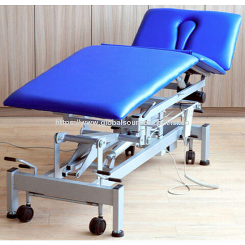 Hochflexible, motorisierte Physiotherapieliege