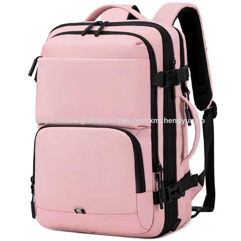 Sac à dos de voyage, 35L-40L, extensible, très grand format, approuvé par les compagnies aériennes, sac à dos léger pour hommes et femmes avec TISSU AVEC GRS