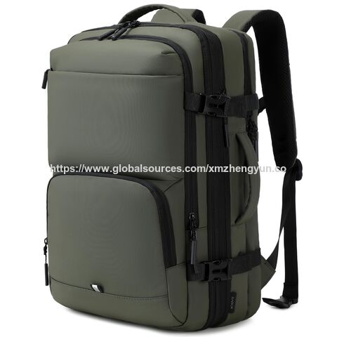 Sac à dos de voyage, 35L-40L, extensible, très grand format, approuvé par les compagnies aériennes, sac à dos léger pour hommes et femmes avec TISSU AVEC GRS