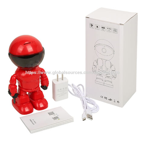Smart Home Überwachungskamera 1080p Roboter WLAN-Kamera CMOS-Bild 2.0 Megapixel IR-Bewegungserkennung PTZ-Rotation