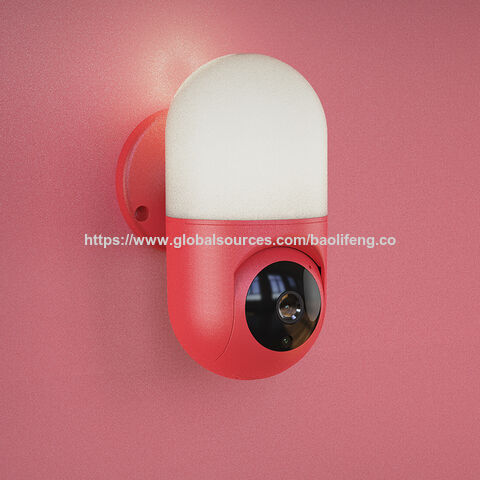 Neue Auto-Tracking-Bewegungserkennung Nachtsicht Audio CCTV Sicherheits-Wandlampe Drahtlose WiFi IP-Kamera