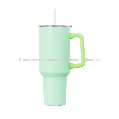 Vaso Térmico de Acero Inoxidable de 1.2L con Aislamiento al Vacío, Tapa con Pajita y Doble Pared para Coche, Oficina, Viajes y Uso al Aire Libre