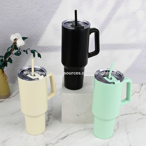 Vaso Térmico de Acero Inoxidable de 1.2L con Aislamiento al Vacío, Tapa con Pajita y Doble Pared para Coche, Oficina, Viajes y Uso al Aire Libre