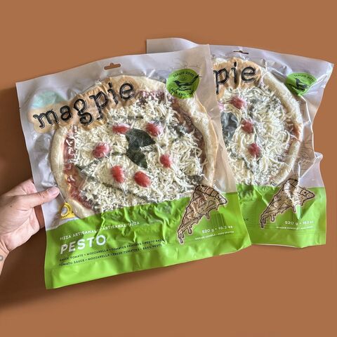 Bolsas de embalaje personalizables e imprimibles, ecológicas y reciclables de PE de calidad alimentaria para pan, fruta y snacks con diseño de fuelle