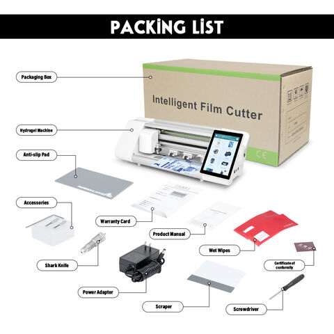 Cortadora automática de protectores de pantalla para móviles y laptops de 13 pulgadas, máquina de corte de film hidrogel portátil y desbloqueada