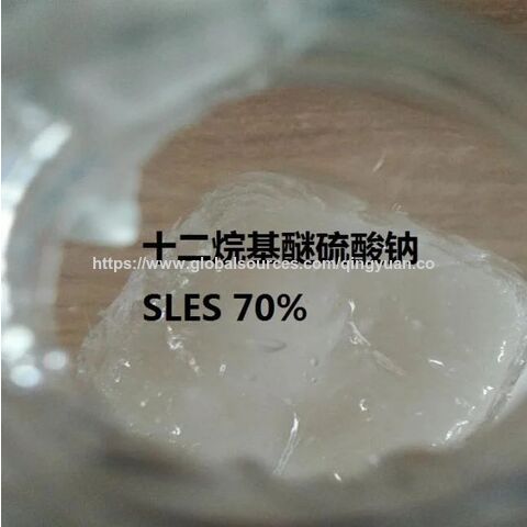 Heißer Verkauf für anionisches Tensid-Detergens Natriumlaurylethersulfat SLES 70%