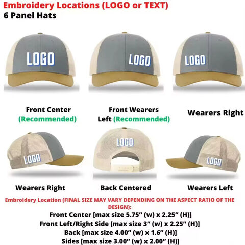 Venta al por mayor de gorras de béisbol lisas con parche de cuero bordado personalizado, Richardson 112, gorra de camionero con malla trasera, gorras deportivas con cierre ajustable