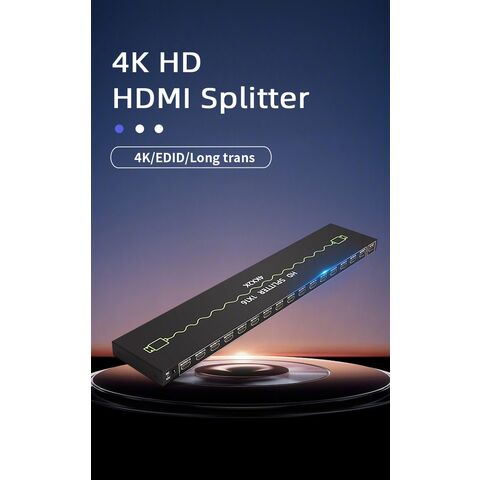 Diviseur de Traitement Audio-Vidéo Personnalisé 1-Entrée 8-Sorties avec Résolution 4K Prise en Charge Compatible avec les Équipements Audio et Vidéo