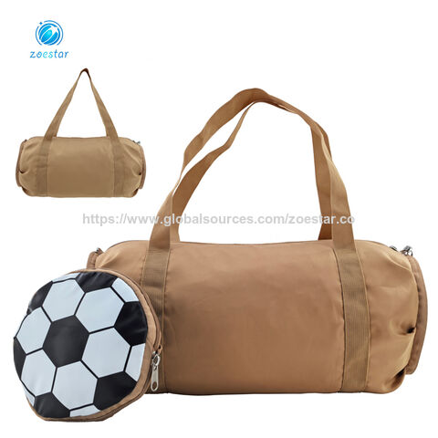 Outdoor Reise Camping Sporttasche mit individuellem Logo, Fußball-Druck, faltbare Gepäcktasche