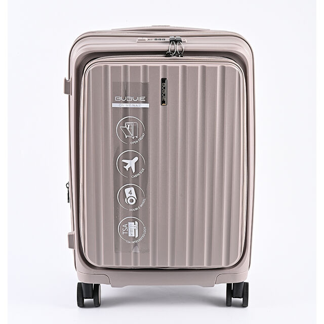Custom Wholesale Front Opening Pull Rod Box Password Travel Carry on Suitcase With Laptop Compartment Bag Suitcases Luggage