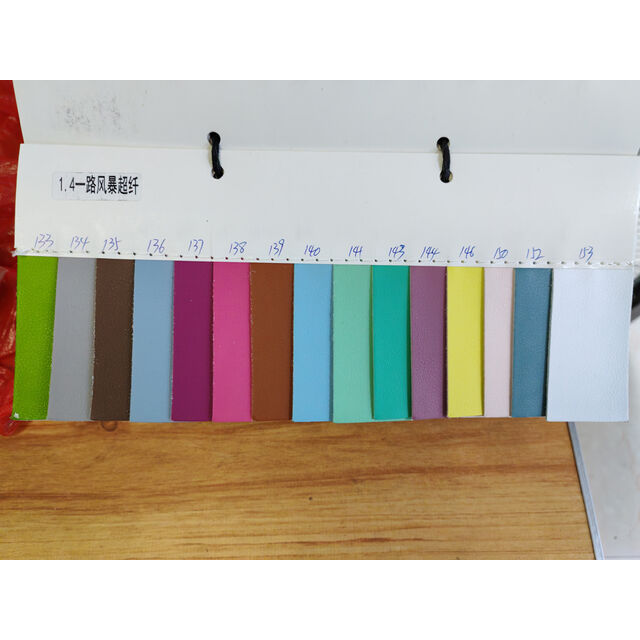 Tissu en microfibre de cuir artificiel en gros pour sacs, chaussures décontractées, externalisation et sièges auto