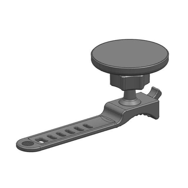 Support téléphone de fitness pour salle de sport, rotatif à 360°, anti-corrosion, compatible MagSafe, aimants puissants N52, matériau en caoutchouc, sangle réglable pour poussette