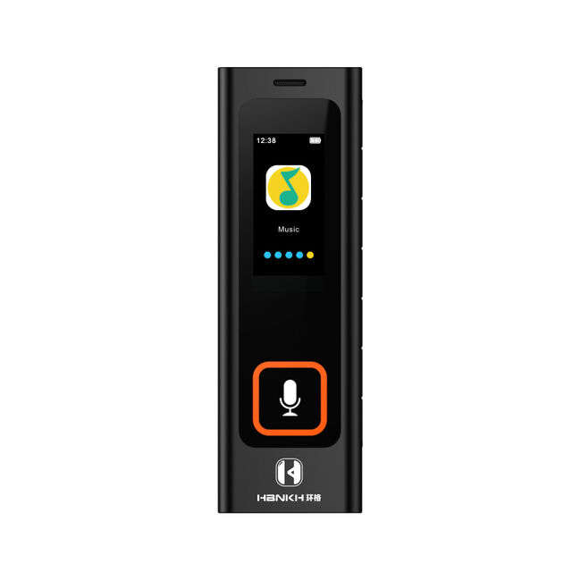 Hbnkh مسجل صوتي طويل الأمد بشاشة LCD مقاس 1.1 بوصة يعمل بالصوت مع خاصية التكرار