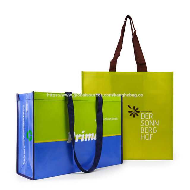 Venta directa de fábrica China, bolsa de compra reutilizable laminada no tejida con diseño de dibujos animados