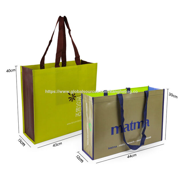 Venta directa de fábrica China, bolsa de compra reutilizable laminada no tejida con diseño de dibujos animados