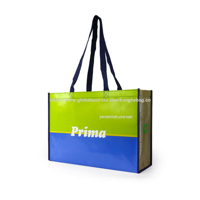 Venta directa de fábrica China, bolsa de compra reutilizable laminada no tejida con diseño de dibujos animados
