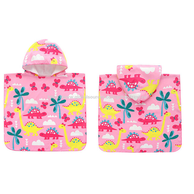 Toalla de playa con capucha para niños, albornoz con capucha para natación, poncho de surf, poncho de toalla, toallas de baño de microfibra