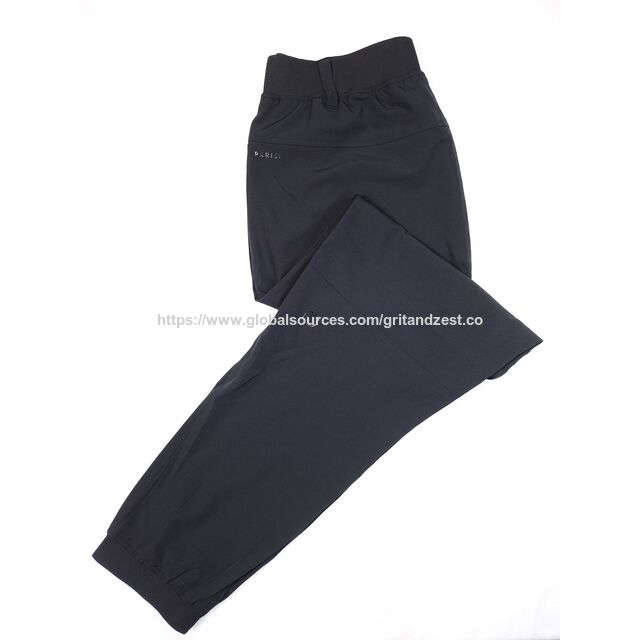 Pantalon de ville pour homme, fabrication directe, vêtement de golf souple avec élastique intégré, vêtement de loisirs avec logo imprimé