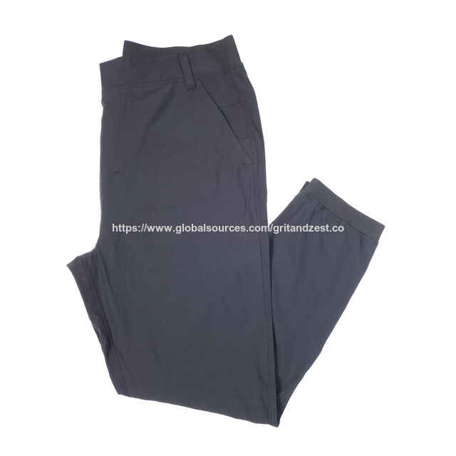 Pantalon de ville pour homme, fabrication directe, vêtement de golf souple avec élastique intégré, vêtement de loisirs avec logo imprimé