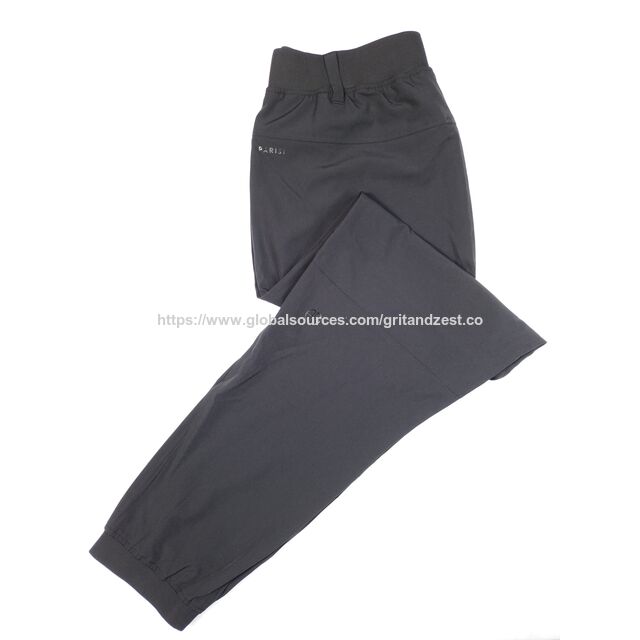 Pantalon de ville pour homme, fabrication directe, vêtement de golf souple avec élastique intégré, vêtement de loisirs avec logo imprimé