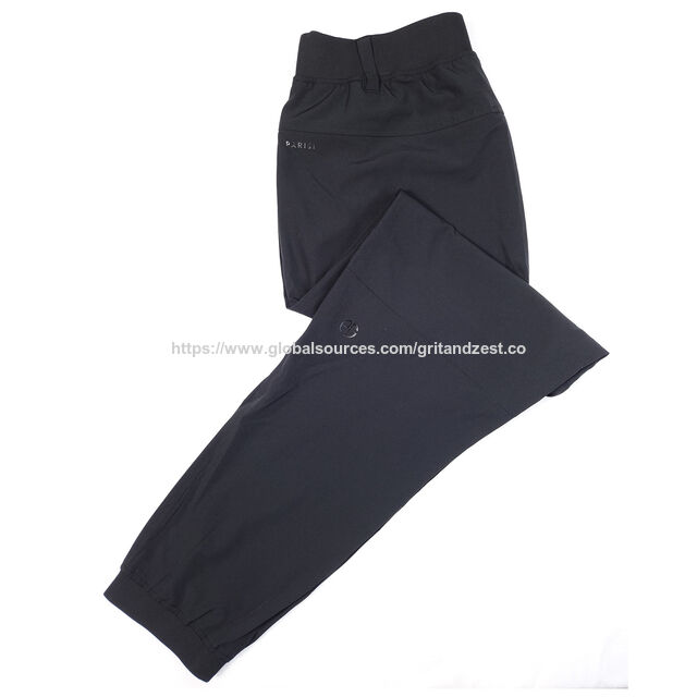 Pantalon de ville pour homme, fabrication directe, vêtement de golf souple avec élastique intégré, vêtement de loisirs avec logo imprimé