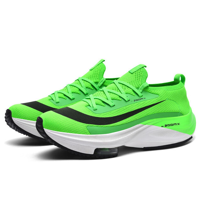 Zapatillas de running de alto rendimiento para hombre con malla de aire transpirable, entresuela de espuma reactiva y tracción antideslizante para carretera y trail