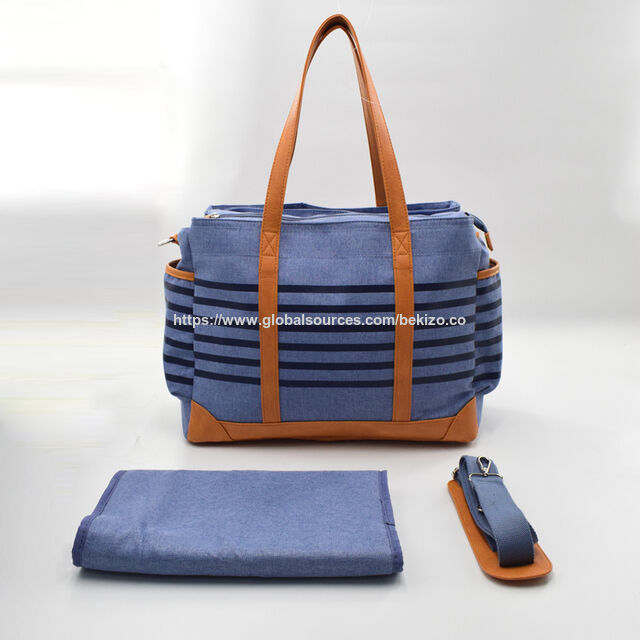 Sac à couches Oxford OEM, Sac à langer avec matelas à langer