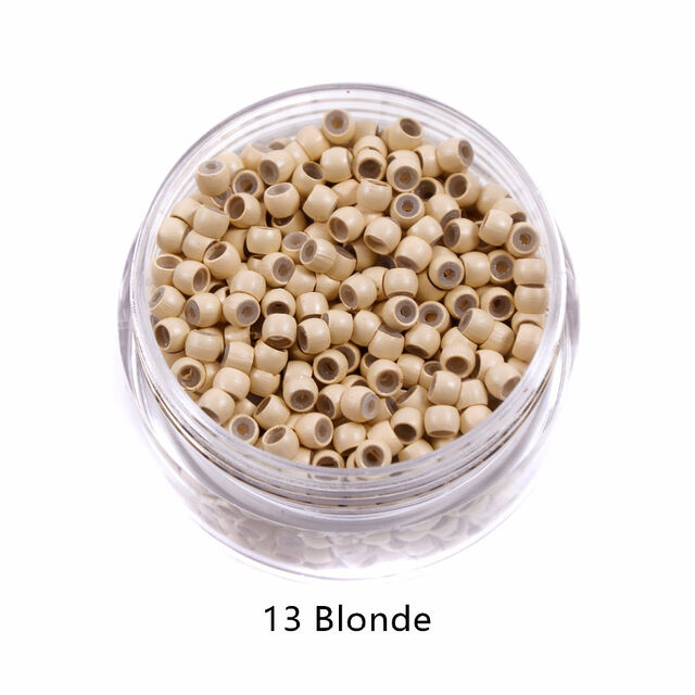Microanéis de Silicone para Extensões de Cabelo, Anéis de Extensão de Cabelo Nano Fashion, 3.0mm para Estilo de Cabelo Longo e Liso