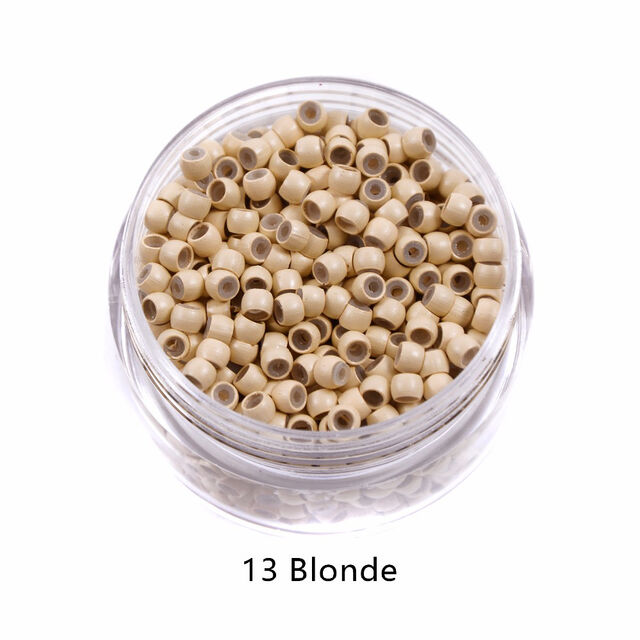 Microanéis de Silicone para Extensões de Cabelo, Anéis de Extensão de Cabelo Nano Fashion, 3.0mm para Estilo de Cabelo Longo e Liso